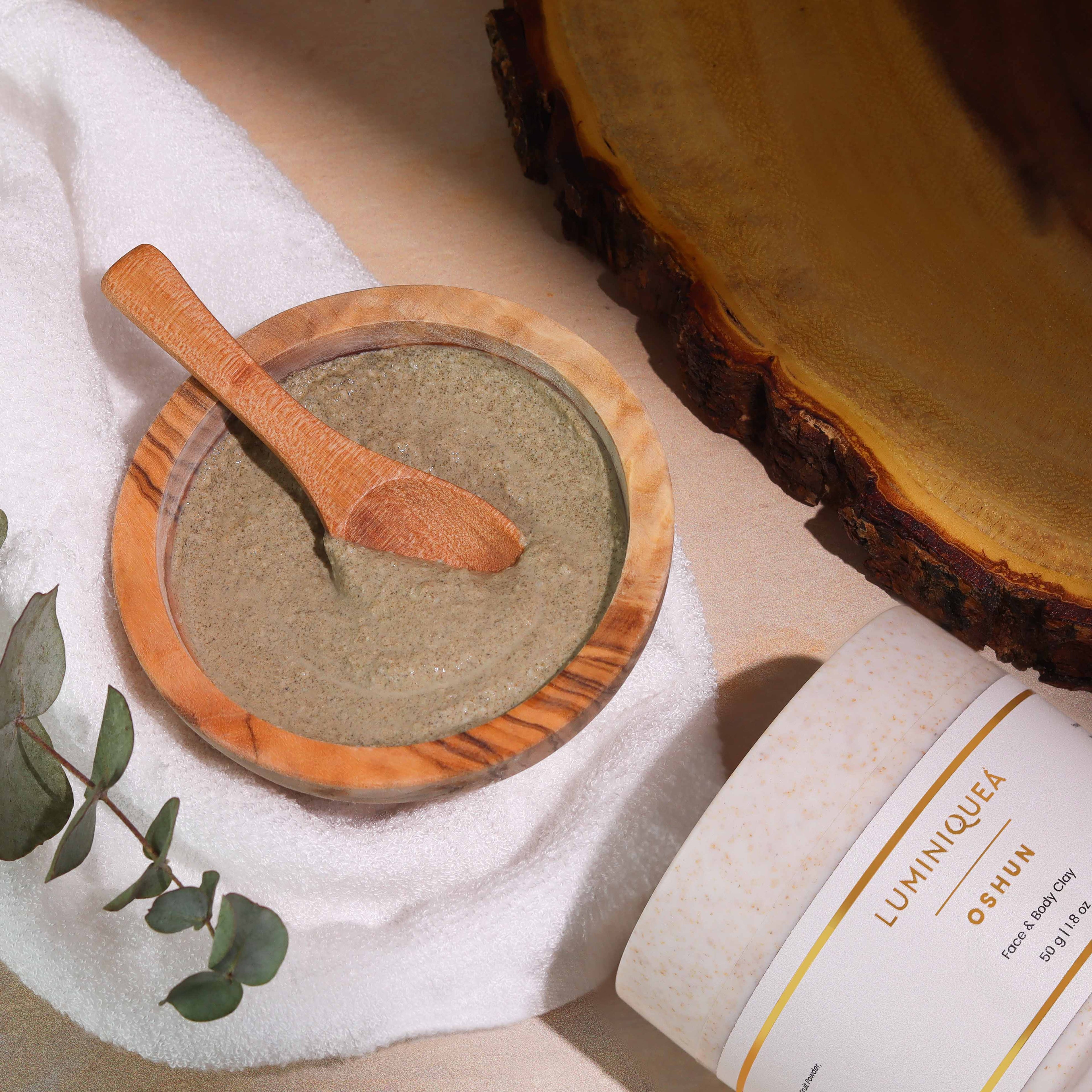 Oshun | Dry Face & Body Clay Luminiquea